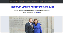 Desktop Screenshot of holocausteducationfund.com